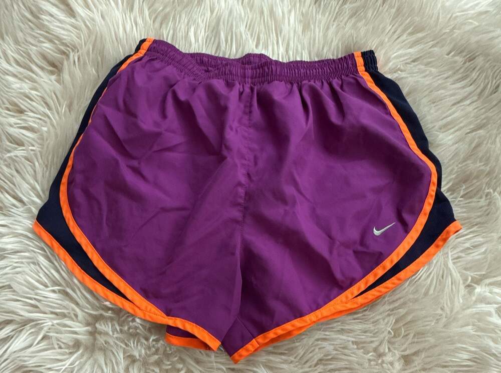 Nike Dri-FIT Purple and Orange Running Shorts Women's Size Small